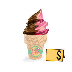 dessert ice cream drawing graphic object