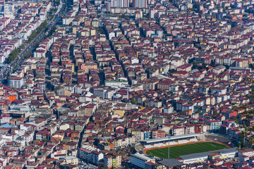 The cityscape of Ordu