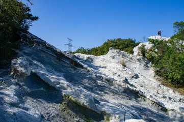 二上山の凝灰岩