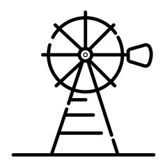 Mill vector icon