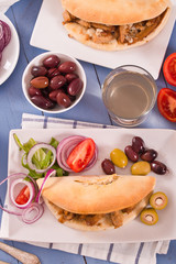Greek pita bread.