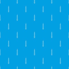 Little syringe pattern vector seamless blue repeat for any use