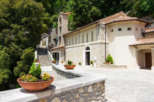 Greccio, Italy.  hermitage shrine erected by St. Francis of Assisi