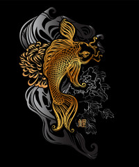 koi carp tatoo
