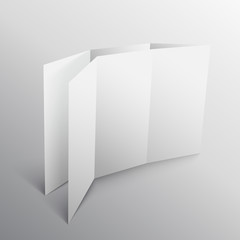 3d paper fold mockup template