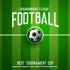 football background with green grass © starlineart