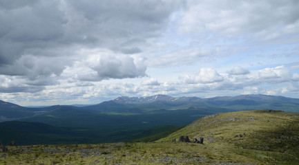 Fototapeta na wymiar The Ural Mountains