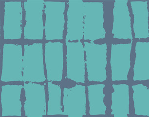 Naklejka premium Tie Dye Ornament, Turquoise Kimono Organic Texture. Creative Wabi Sabi, Ikat Traditional Texture. Horizontal Turquoise Batik Boho Pattern Fabric Background. Abstract Japanese Kimono Fabric Design.