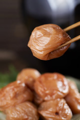 梅干し (pickled plums)