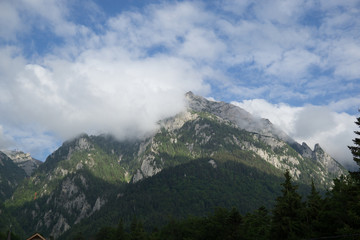 Mountains with Clouds