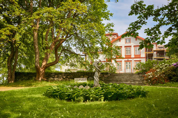 Park in Ringve Botanical garden, Trondheim