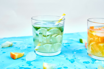 Healthy Detox citrus water or lemonade.