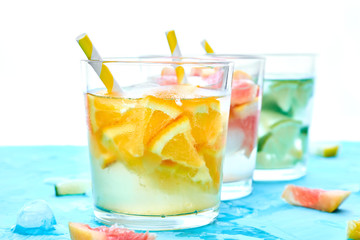 Healthy Detox citrus water or lemonade.