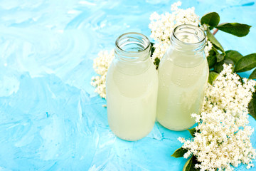 Kombucha tea with elderflower