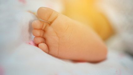 Obraz na płótnie Canvas Baby's feet,newborn