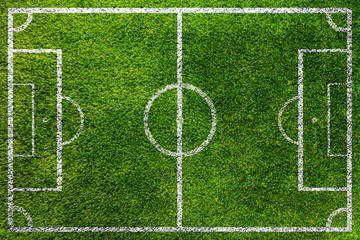 Fototapeta premium Fußball Spielfeld Hintergrund (rasen)