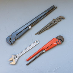 set of adjustable wrenches