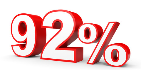 Ninety two percent off. Discount 92 %.