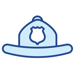 Feuerwehrhelm Vector Icon Illustration