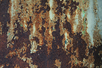 abstract wall textured background surface of old metal iron rust. vintage look background style.