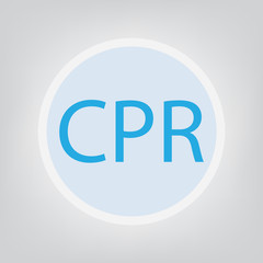 CPR (Cardiopulmonary Resuscitation) concept- vector illustration