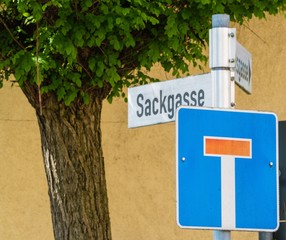 Sackgasse