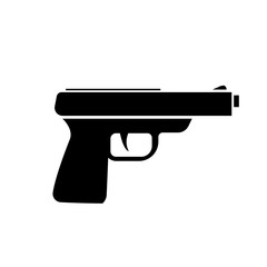 gun flat vector icons