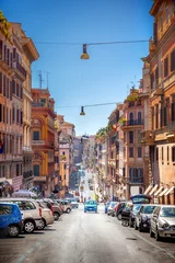 Zelfklevend Fotobehang Street of Rome © adisa