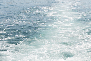 Beautiful waves on the black sea, close-up