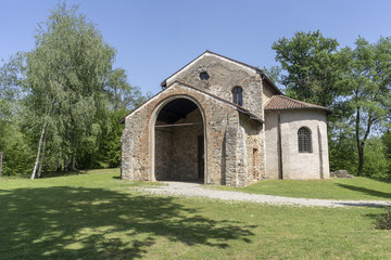 Fototapeta na wymiar Castelseprio (Lombardy, Italy), archeological zone