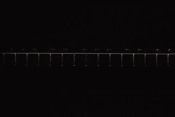Shapes of piano keys © krsmanovic