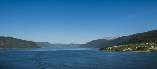  The world's second longest Fjord Sognefjord, Norway.