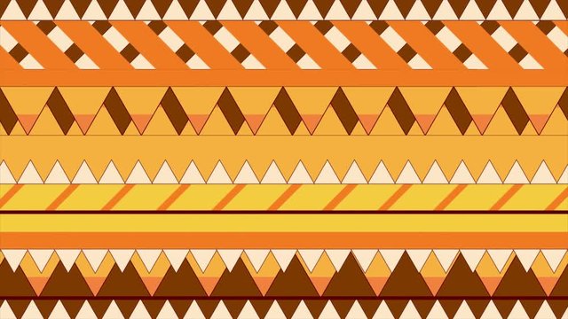 Abstract boho style motion background. Seamless loop. Video animation Ultra HD 4K 3840x2160