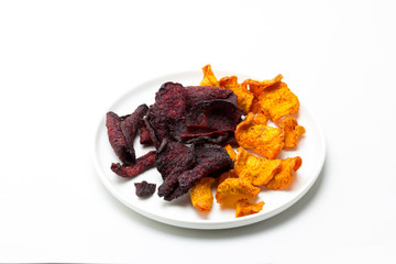 chips de remolacha y zanahoria