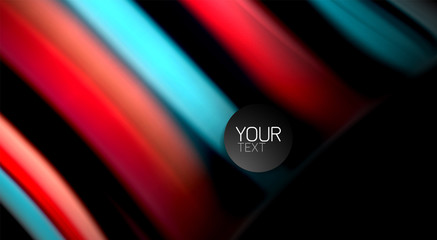Blur color wave lines abstract background