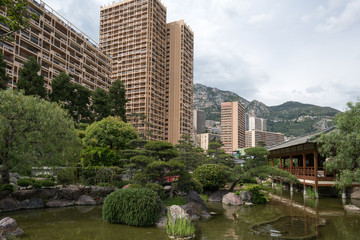 Fototapeta premium Les rues de Monaco en été