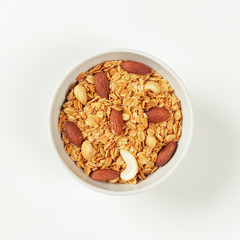 Healthy diet breakfast ingredients