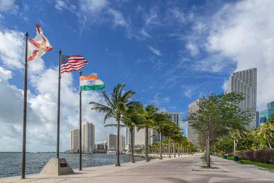 Bayfront Park In Miami Florida