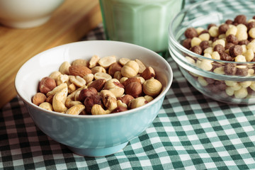 Healthy breakfast on the table