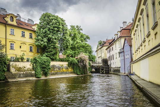 Kampa Island with Certovka River