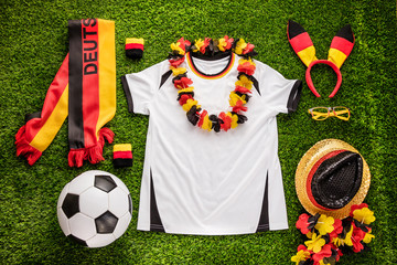Deutschland Fussball fan Artikel © karepa