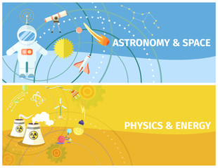 Astronomy and Space, Physics and Energy Poster