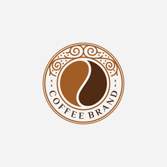 coffee logo template vector illustration