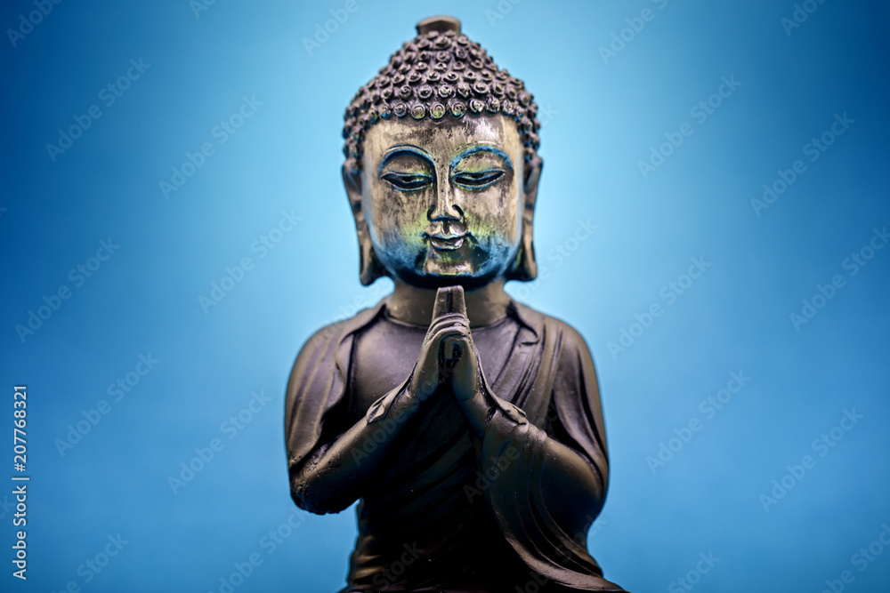 Wall mural buddha statue background