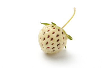 Pineberry isolated on white background