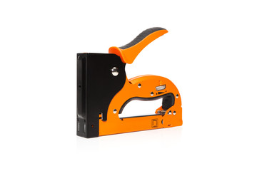 Industrial stapler isolated on white