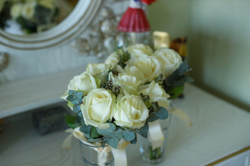 bouquet of White roses