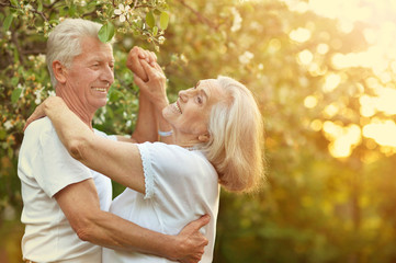  beautiful senior couple dancing