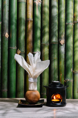 Massage series: Stone massage amenity