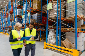 Revision of inventory in warehouse